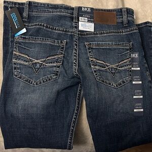 BKE Men's Dark Indigo Aiden Jeans